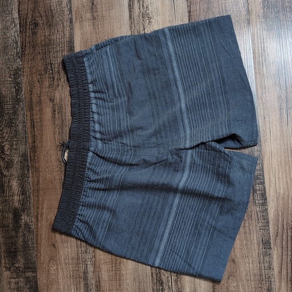 prAna Slope 7" Inseam Performance Active Short, SZ: XXL *NWT* in Charcoal Stripe - Picture 6 of 6